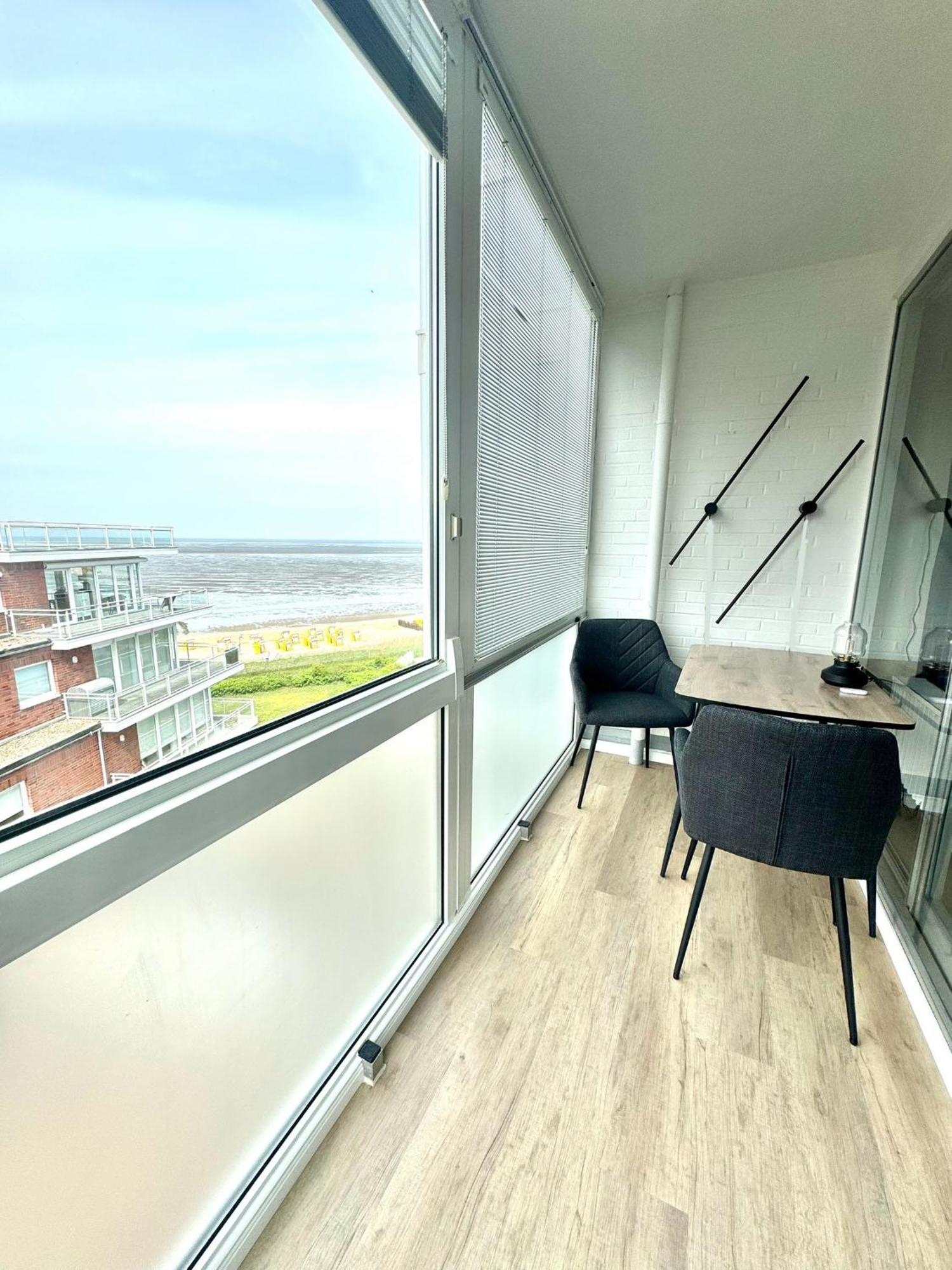 Traumhafte Ferienwohnung - Direkter Meerblick - 50M Zum Strand In Cuxhaven Duhnen In 1A Lage Im Haus Seehuette Экстерьер фото